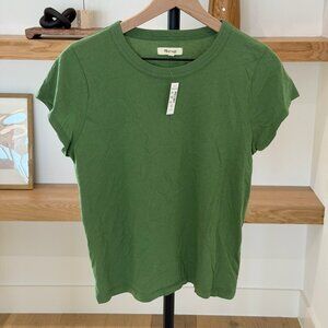 NWT Madewell Softfade Cotton Perfect Vintage Tee - Sweet Basil - M